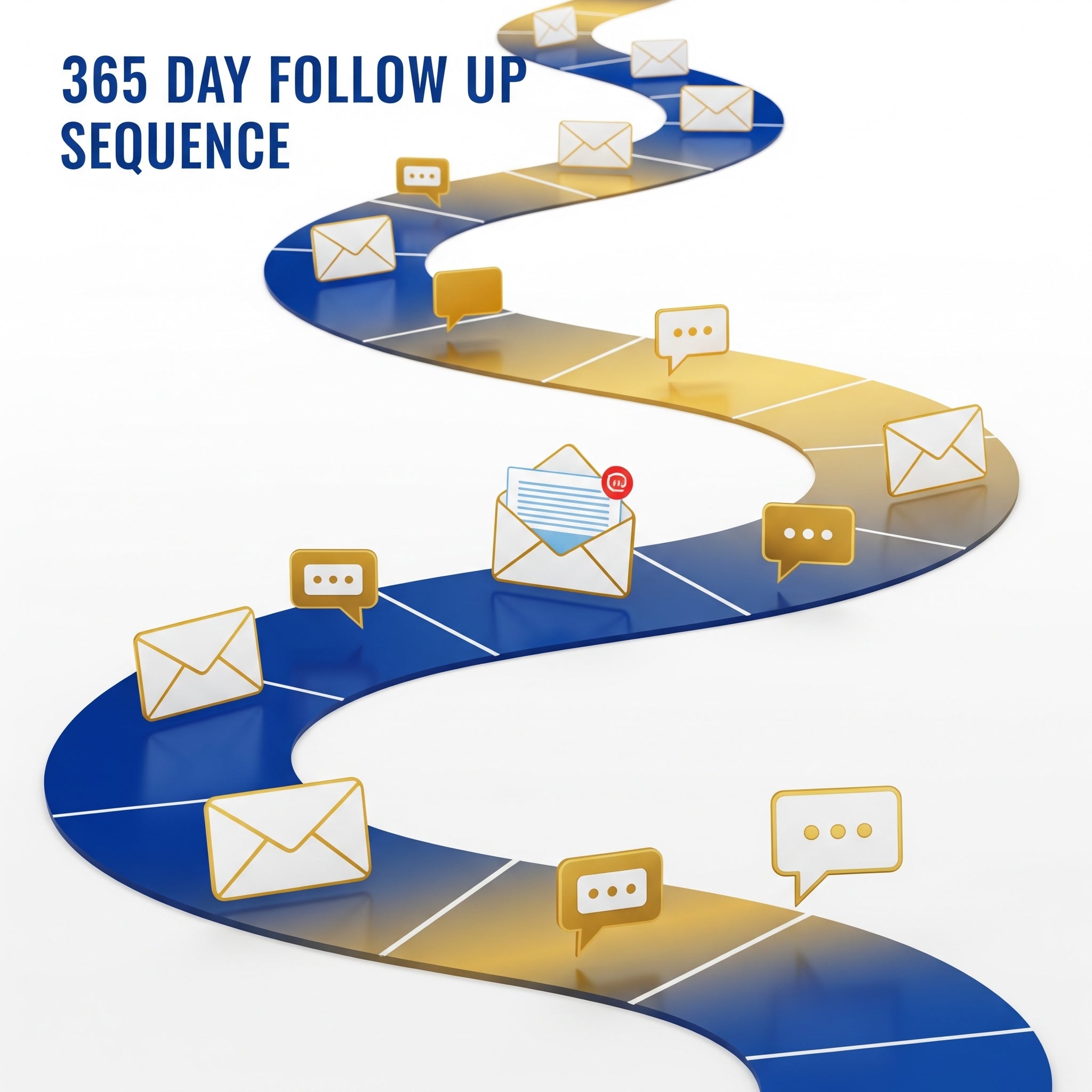 365 Day Follow Up Sequence Build & Implementation(email+text)